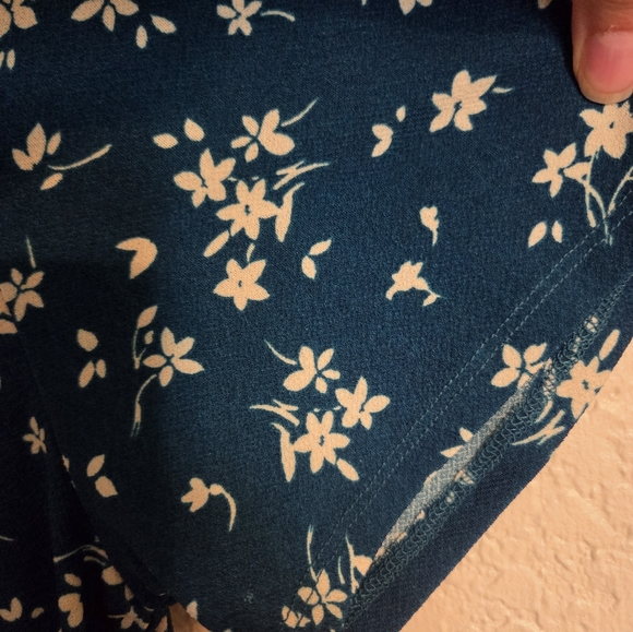 Kaileigh Floral Blue Dress SzXL - Picture 6 of 11